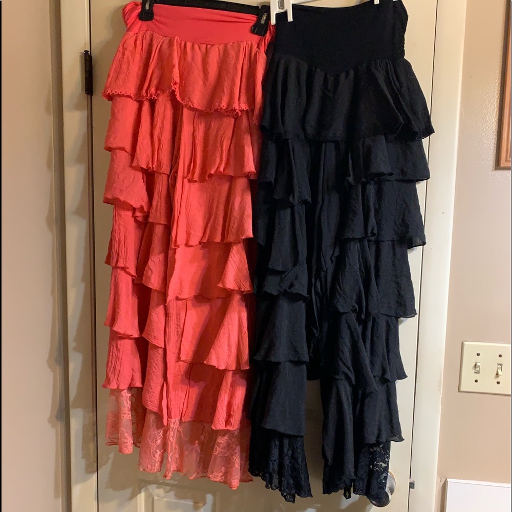 Lucky and Blessed Women’s Ruffled Pants.